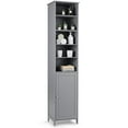 thumbnail image 5 of Pemberly Row 72'' Contemporary MDF Bathroom Cabinet with 5 Shelves in Gray, 5 of 12