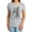Athletic Heather, variant on Superman Pencil City to Space Women's T Shirt, Pink, Small