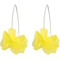 thumbnail image 1 of GHSDFBB Metallic Hoop Lemon Floral Drop Statement Beach Vacation Earrings COLLECTION, 1 of 2