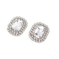 thumbnail image 1 of facefd Rhinestone Shoe Clips Wedding Buckle Shoe Decorations Crystal DIY Bride Shoe Decorative Charms White, 1 of 9