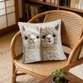 thumbnail image 1 of ddioayh Throw Pillow Cover Animal Print Soft Machine Washable 45x45cm for Sofa Chair Bedroom Home Decor Spring Easter Pet Theme Decorative Gift Idea, 1 of 6