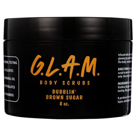 G.L.A.M. BUBBLIN BROWN SUGAR BODY SCRUB