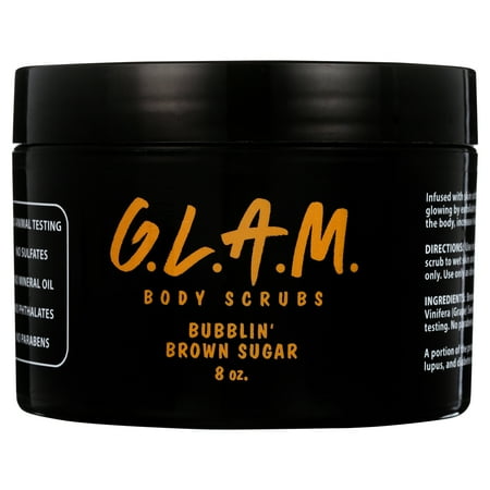 G.L.A.M. BUBBLIN BROWN SUGAR BODY SCRUB