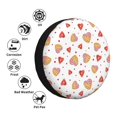 thumbnail image 5 of Rv Spare Tire Cover 17 inch - Heart Waffle Print Tire Covers for Trailers, Adjustable Camper Spare Tire Cover, 5 of 7