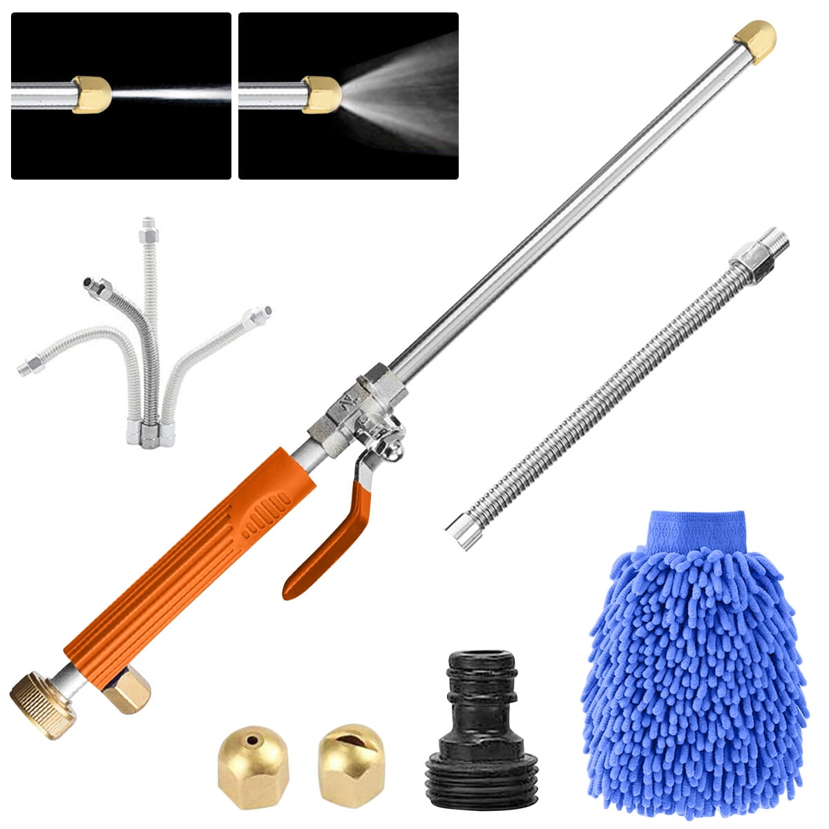 Neotimely Water Jet Hydro Jet High Pressure Washer Wand Spray Nozzle