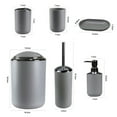 thumbnail image 3 of Mrmosy 6-Piece Bath Accessories Set, Black / Gray, 3 of 15