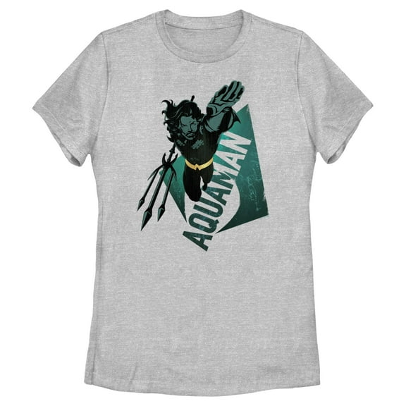 Women's Aquaman Trident King Swimming  Graphic T-Shirt
