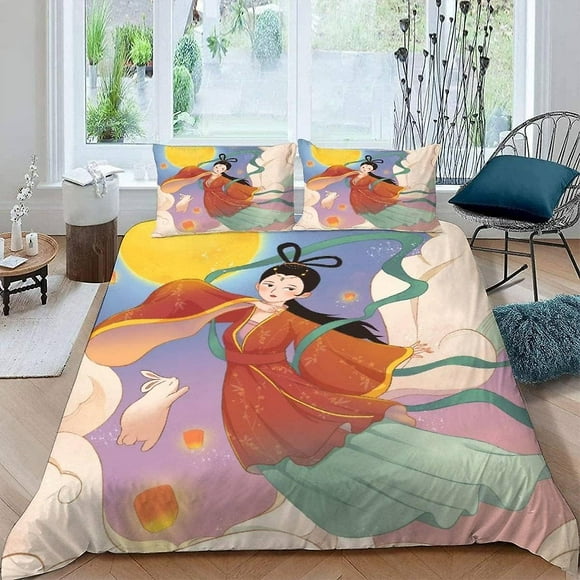 Children's Bedding Set Cm Anime Duvet Cover Cartoon Girl Bedding Set Microfiber Bedding Set + 2 Pillowcases