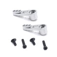 thumbnail image 1 of 2 Pieces RC Car Servo 2 Pieces Replacing Spare Arm Model Vehicle Metal Steering Gear Arms Repair Spare Parts Replacement for WL Toy A949 Silver, 1 of 6