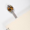 thumbnail image 2 of Sunflower butterfly Vintage Silver Lace-Edged Bookmark: a Gift for Readers and Book Lovers - Book Accessories, Bookmarks, 2 of 5