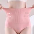 thumbnail image 3 of Ropa interior de grafeno para mujer, de cintura alta, para apretar el vientre y levantar la cadera, para apretar y dar forma (rosa), 3 of 5