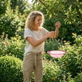 thumbnail image 5 of Hanging Hummingbird Feeder, Solar Powered Bird Bath With Fountain, Outdoor Garden Decor For Balcony Or Patio, 12 In Diameter, 5 of 6