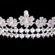 thumbnail image 3 of Diadema de boda Elegante Perfecl Flor Rhinestone Cristal Tiara, 3 of 5