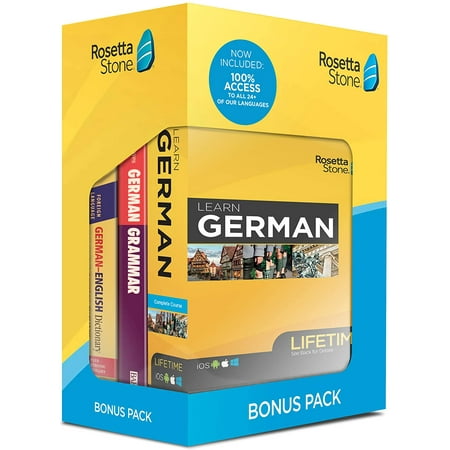 Rosetta Stone Learn German Bonus Pack Bundle| Lifetime Online Access...