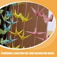 thumbnail image 3 of OUNONA 100Ud Colgante De Grullas Origami Multi Para Ambiente Romántico En Bodas Y Eventos, 3 of 8