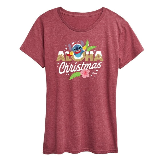 Lilo & Stitch - Aloha Christmas - Women's Short Sleeve Graphic T-Shirt