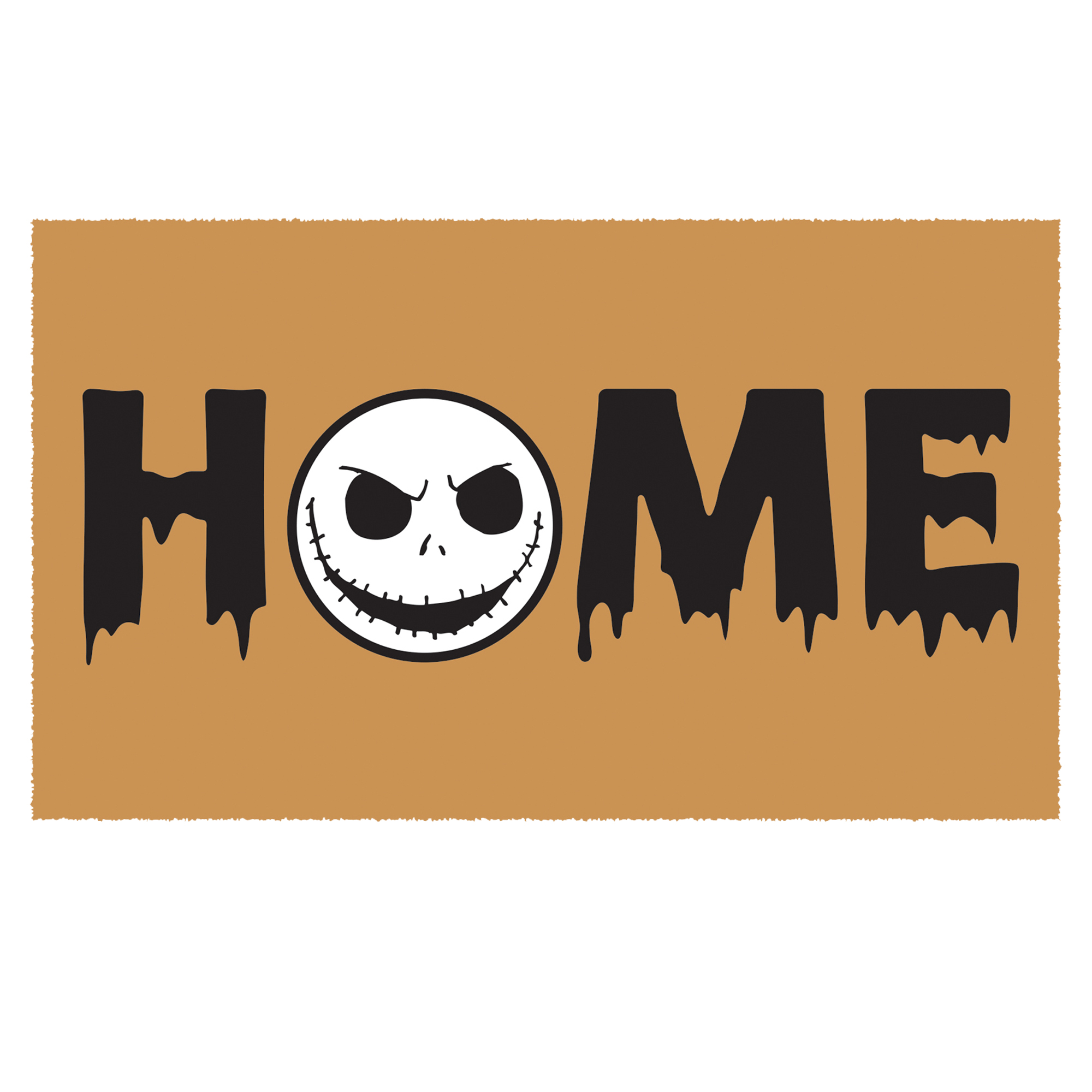 Disney Nightmare Before Christmas Jack Skellington Coir Outdoor/Indoor Mat, 2 pack, 2x3