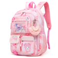 thumbnail image 1 of Mochila escolar Alrisg Lovely para niñas de 17 pulgadas, rosa, 1 of 7
