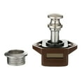 thumbnail image 5 of 5 Pcs Mini Brown Push Button Catch Drawer Cupboard Door Knob Lock Caravan Motor Camper, 5 of 11