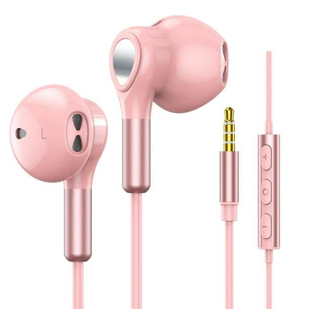 Auriculares intraurales con cable BENEWY con micrófono para iPhone y Android