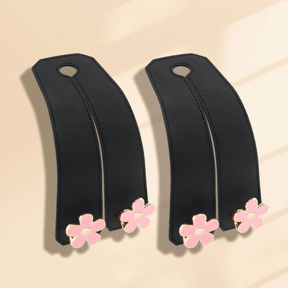 DIYSMART Car Seat Back Storage Hooks, Black, 360 Degree Rotation, 2 Pack