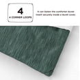 thumbnail image 4 of Juego de edredón Bedsure California King, color verde esmeralda, 3 piezas, 4 of 7