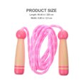 thumbnail image 3 of Shisuyan 1pc Kids Adjustable Length Rope Wooden Handle Jumping Rope Skipping Rope, 3 of 9