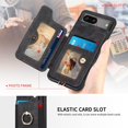 thumbnail image 5 of for Pixel 7a Case,Card Holder Wallet for Google Pixel 7a Case,Ring Holder Stand,RFID-Blocking,Wrist Strap,Camera Protector,Leather Protective Magnetic Flip Cover for Pixel 7A 2023 (Black), 5 of 14