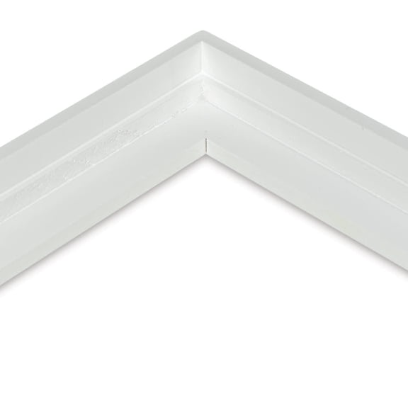 Ampersand Art Floaterframes Thin Edge (1/4" Face) 1-1/4" Frame Profile for 7/8" Deep Artwork 11" x 14" White