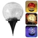 thumbnail image 2 of Solar Globe Lamp Crackle Glass Ball Lawn Light Waterproof Garden Pathway & Patio Lighting for Outdoor Decor, 2 of 5