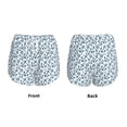 thumbnail image 3 of Balery Nautical Theme Anchors Pantalones cortos deportivos para mujer con forro y dos bolsillos, elásticos, para entrenamiento, gimnasio, yoga-Large, 3 of 7