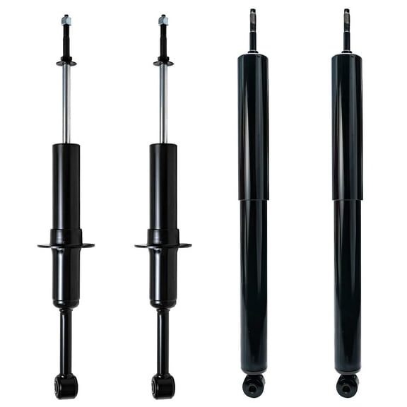 Detroit Axle - Front & Rear Shock Absorbers Assembly Kit Replacement for 2007 2008 2009 2010 2011-2021 Toyota Tundra - 4pc Set