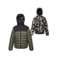 thumbnail image 3 of Rokka&Rolla Boys' Reversible Light Puffer Jacket Coat, Sizes 4-18, 3 of 10