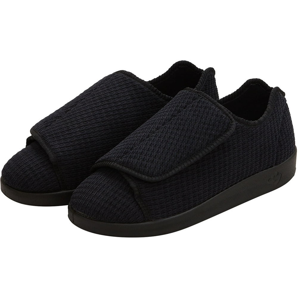 Silvert's - Silverts Men Extra Extra Wide Slippers, 7, Black - Walmart ...