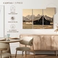 thumbnail image 4 of Elephant Stock The Tetons Wall Art - Horizontal Multi Panel Canvas - Living Room Wall Decor - Architecture Multi Panel - Beige And Gray Decor By Stede Bonnett - 23" x 14", 4 of 4
