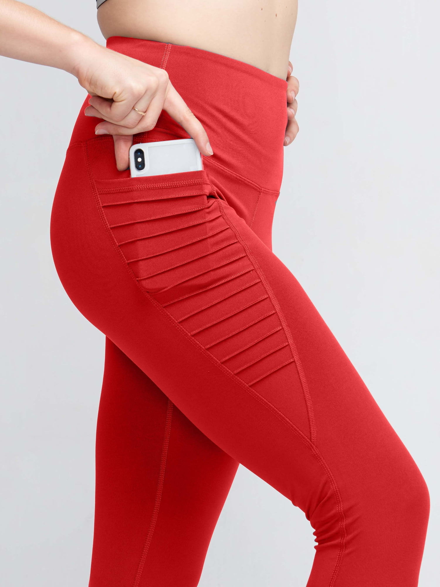 High Waisted Moto Pocket Capri