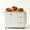 2-Door 3-Drawer, variant on 2-Door 3-Drawer Grille Food Cart Champagne Gold Thermoformed Door Panels Rubber Wood Handles MDF Cabinets and Serving Sideboard, 53.03*29.17*36.02in White