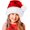 1pcs, variant on Minzimin Santa Hat Light Up for Kids: LED Toddler Christmas Hat for Xmas Party - Red Velvet Santa Claus Hat for Boys Girls Child Infant