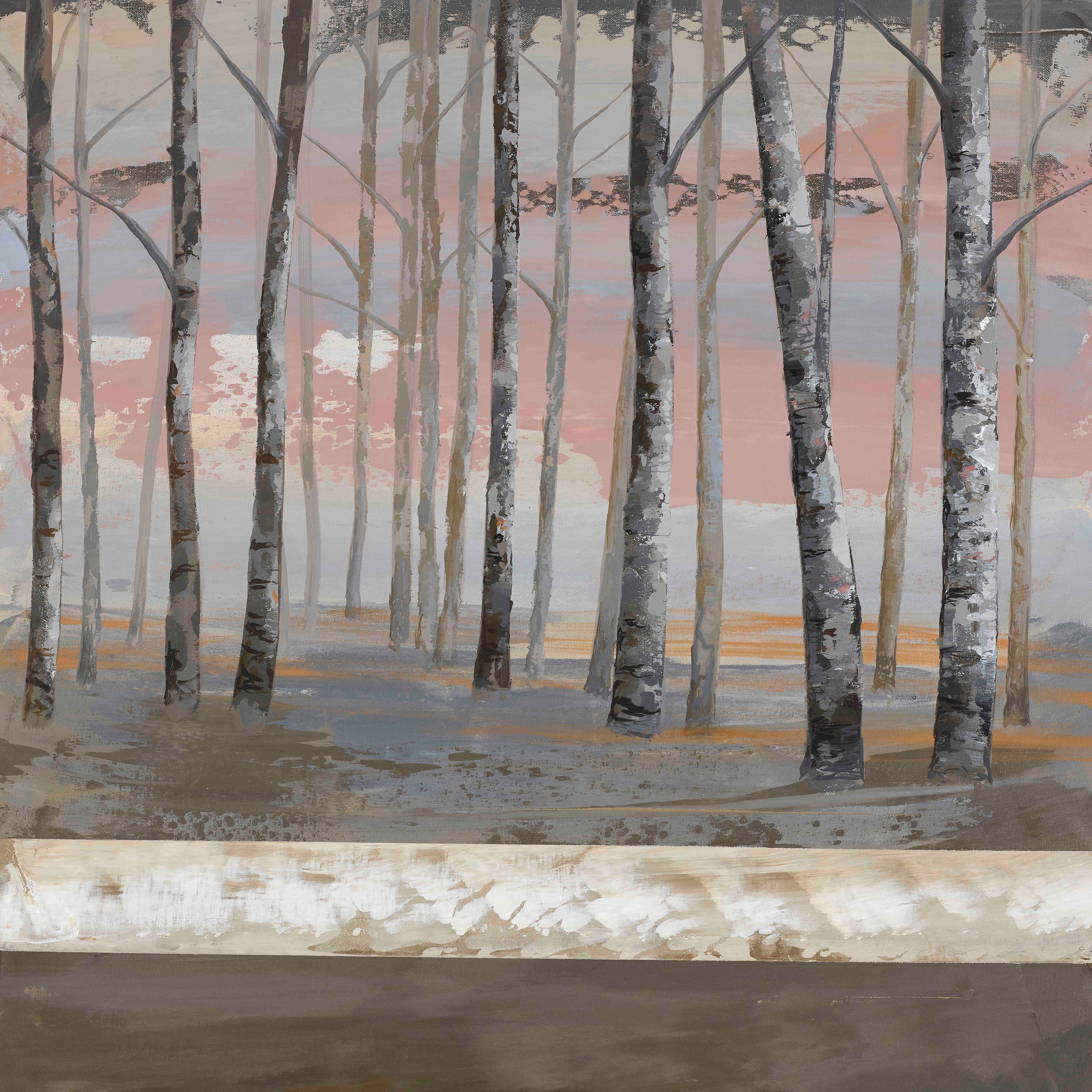 Marmont Hill "Valley Grove I" by Julie Joy Painting Print on Canvas