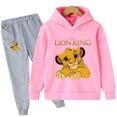 thumbnail image 2 of Conjunto de sudaderas con capucha del Rey León Simba para niños de 4 a 16 años, ropa para bebés, ropa para niños y niñas, jerséis, pantalones largos, conjunto de dibujos animados para niños, 2 of 5