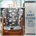 thumbnail image 5 of Todays Kids Baby High Chair Cover Pad - Wooden High Chair Cushion, High Chair Cover Replacement, Machine Washable & Easy to Install, Clouds Pattern, 5 of 7