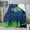 Sea, variant on Football Philadelphia Sherpa Throw Blanket,Double Layer Fabric Warm Blankets,Ultra Soft Flannel Blankets for Football Fans Gifts 60" X 50"