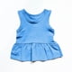 thumbnail image 3 of Vestido de verano para niña con camiseta y falda elástica de cuello redondo en colores pastel. Bonita y clásica camiseta de algodón para niña., 3 of 4