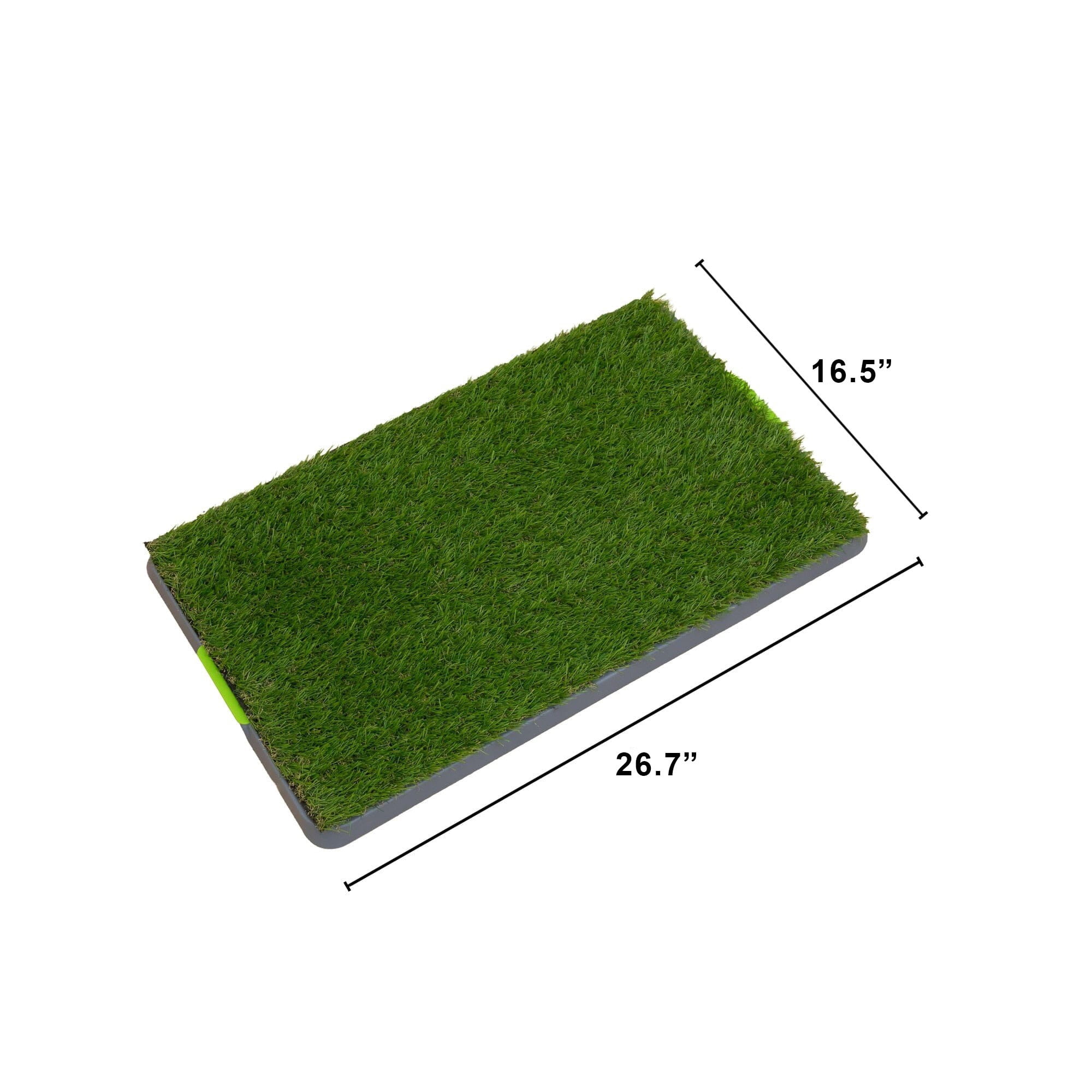 26.7in. x 16.5in. UV Resistant Artificial Pet Potty Grass Training Pad (Indoor/Outdoor)