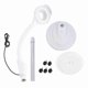 thumbnail image 2 of Lámpara De Aumento De Luz Fría LED Lupa 8X Altura Ajustable Ajuste Direccional De 360 ​​​​​​ Soporte Flexible Salón Tatuaje Belleza Luz ABS Metales Con Bandeja Y Ruedas, 2 of 7