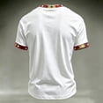 thumbnail image 4 of Usa Soccer Jerseys for Men Casual Short Sleeve Crew Neck Soccer Shirts Retro Streetwear Top Dark White S, 4 of 4