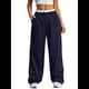 thumbnail image 2 of Pantalones Anchos y Holgados para Mujer, Estilo Palazzo Harén, Informales, A Rayas, con Cintura Elástica y Bolsillos Azul XXL, 2 of 7