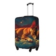 thumbnail image 2 of Salouo Colorful Starry Sky Sleep Dog Pattern Travel Dust-proof Suitcase Cover, Softside Suitcase Protector Luggage Cover Protector for 18-32inch ,Not Included Suitcase, 2 of 8