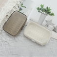 thumbnail image 6 of Unique Bargains 1 Pc Waterproof Soap Holder with Cover Clear Gray Soap Holder for Bathroom 5.51"x4.13"x1.81", 6 of 6