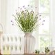 thumbnail image 1 of Ramo artificial de lavanda y gypsophila para decoración del hogar, flores artificiales, sin mantenimiento, perfecto para jarrones y centros de mesa, 1 of 6